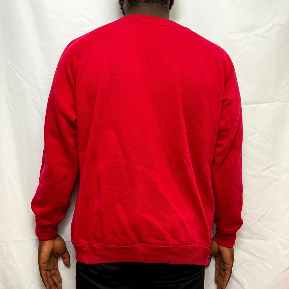 vintage Hanes Sport blank red crewneck XL - Picture 3 of 4